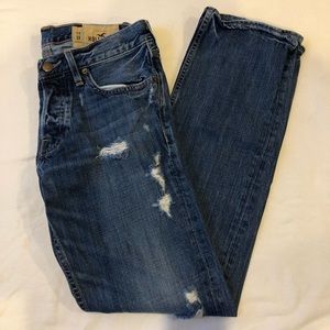 Hollister Balboa Classic Straight Size 31x32 Button Fly Mens Medium Wash Jeans